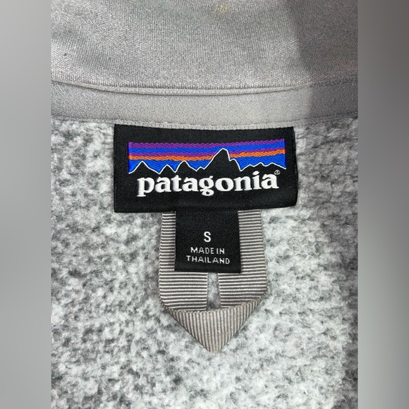 Patagonia Women Better Sweater 1/4 Zip Fleece Gray Size S - Picture 6 of 7